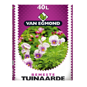 Fertilized garden soil